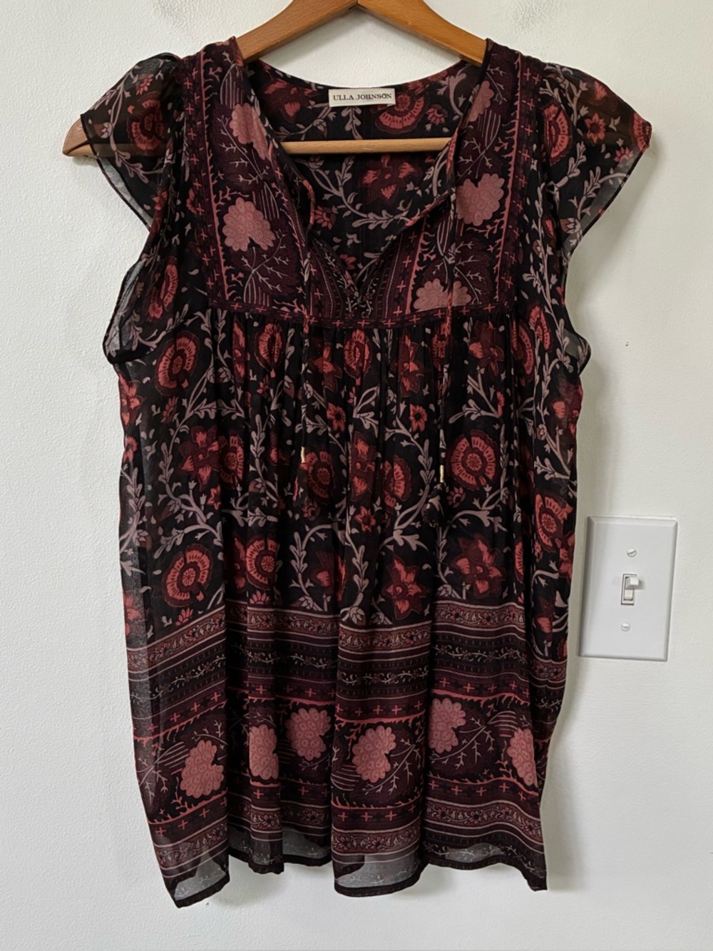 Ulla Johnson Kosta Silk Blouse Top